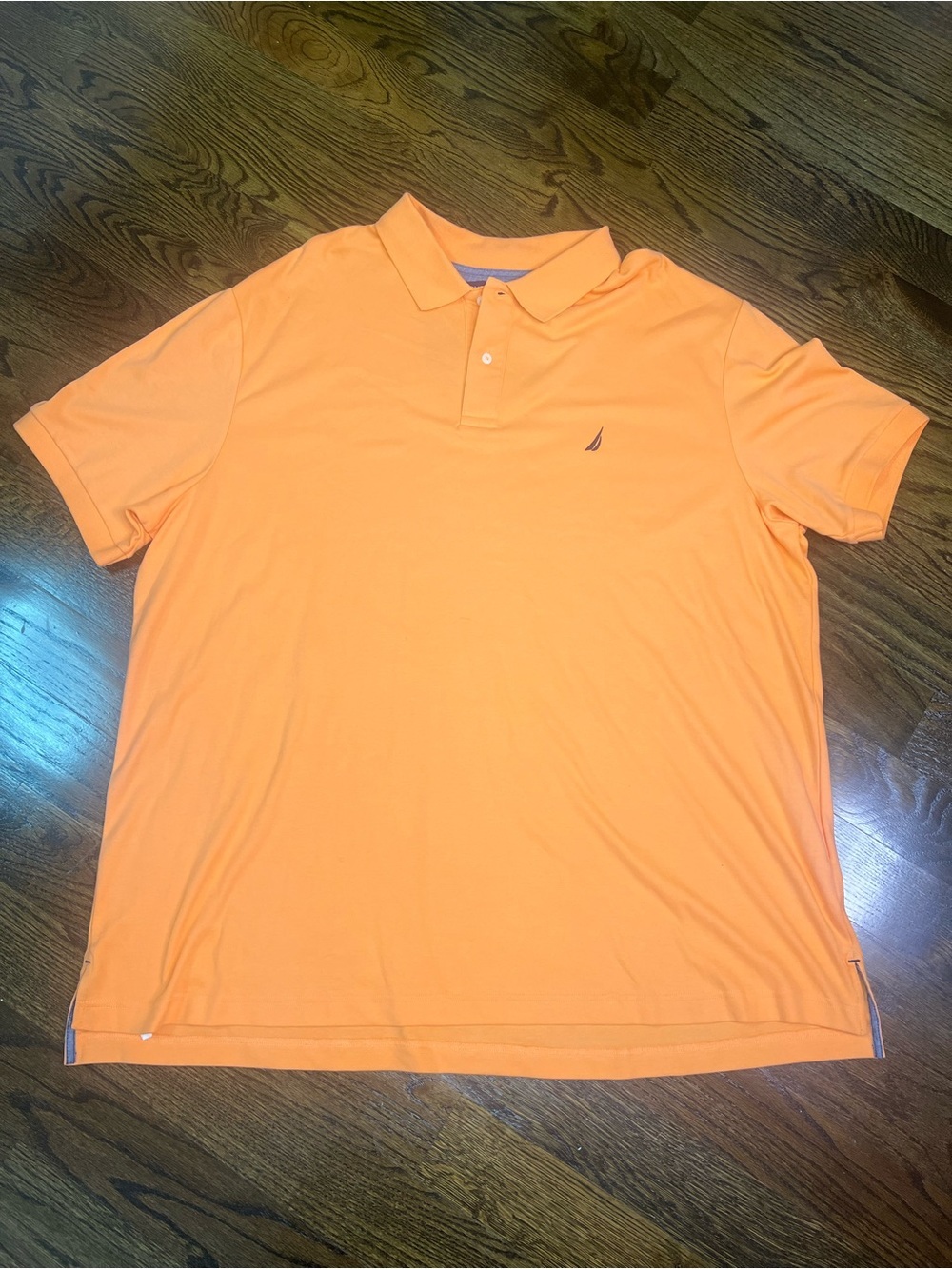 Nautica Men’s Bright Orange Polo with Subtle Logo